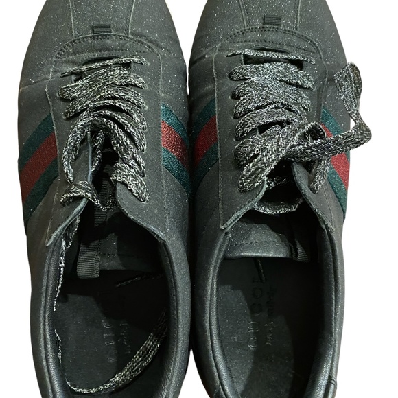 Authentic Gucci Bee Glitter Shoes
